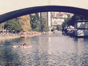 Limmat bei Tag - voll